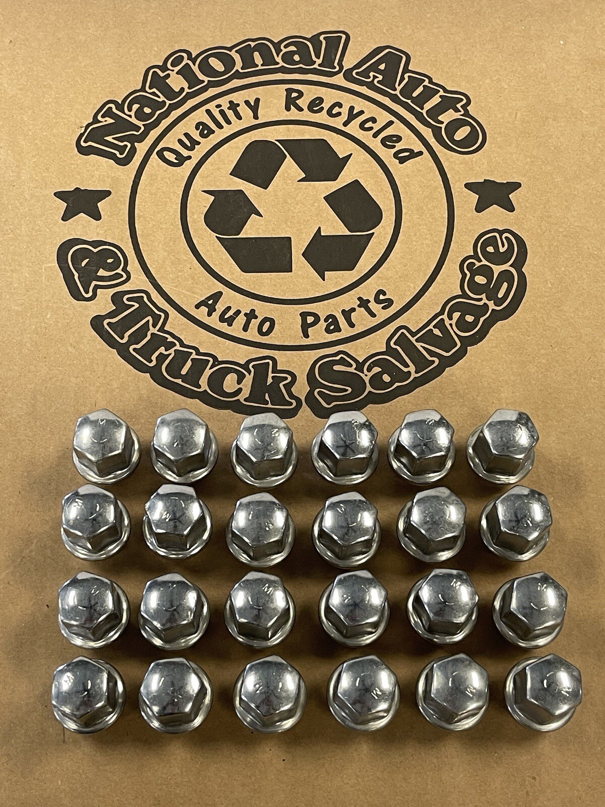 24 DODGE RAM 1500 OEM 14X 1.5 LUG NUTS FACTORY STAINLESS 24 DODGE RAM 1500 OEM 14X 1.5 LUG NUTS FACTORY STAINLESS