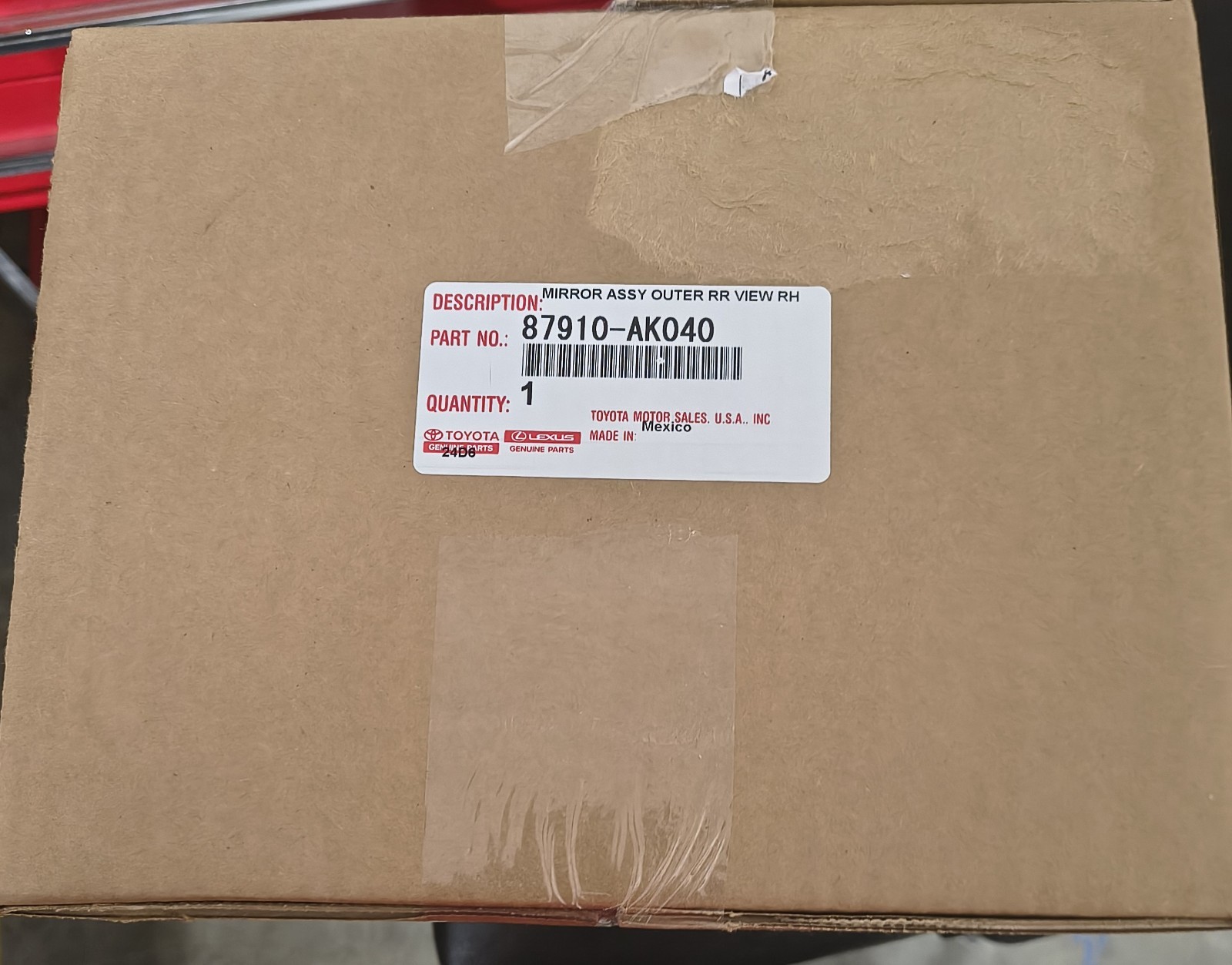 2024-2025 Toyota Tacoma unopened OEM - 87910-ak040 Mirror Assembly Right side