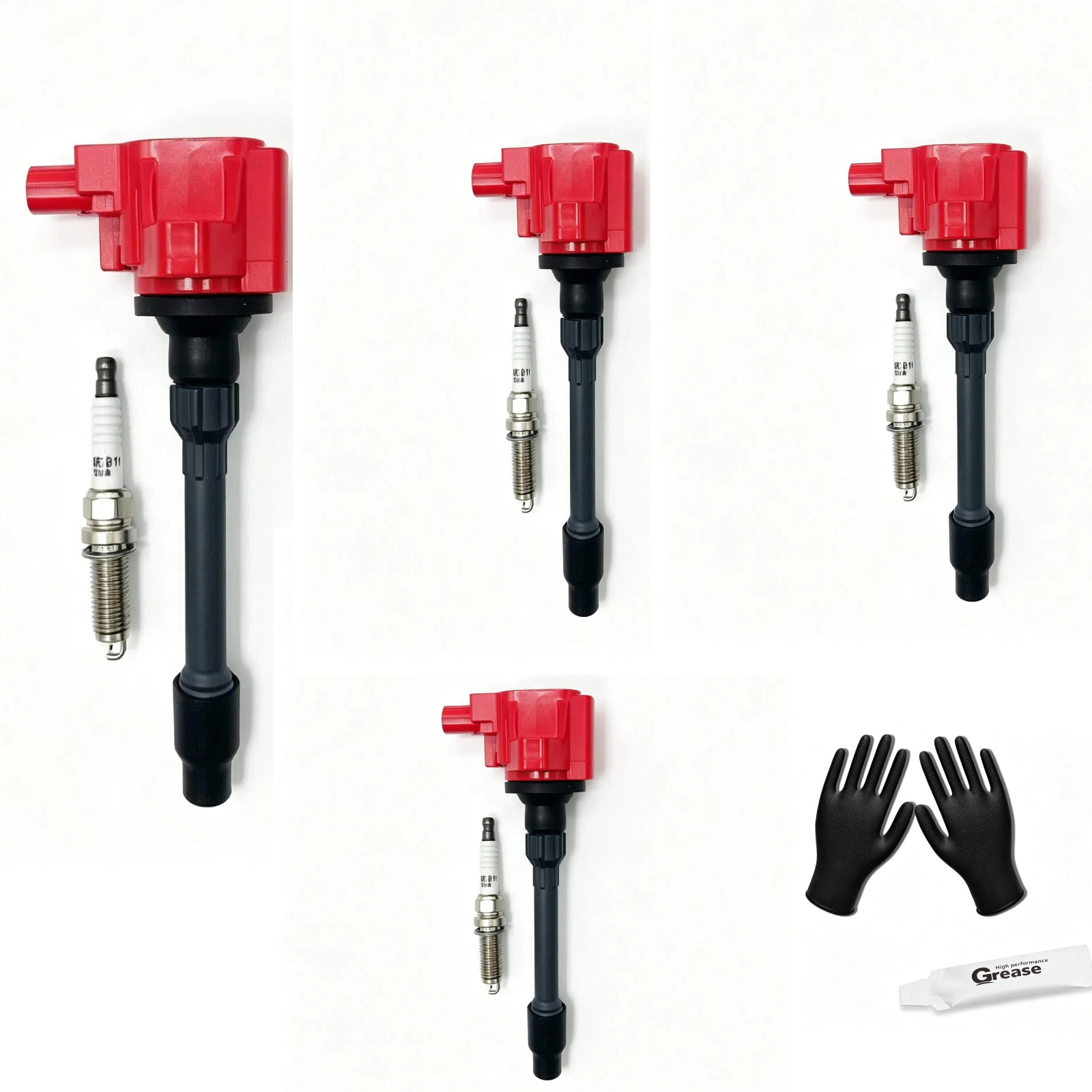 New 4x Ignition Coils UF749 & 4x Iridium Spark Plugs for Honda Civic 2016-2020