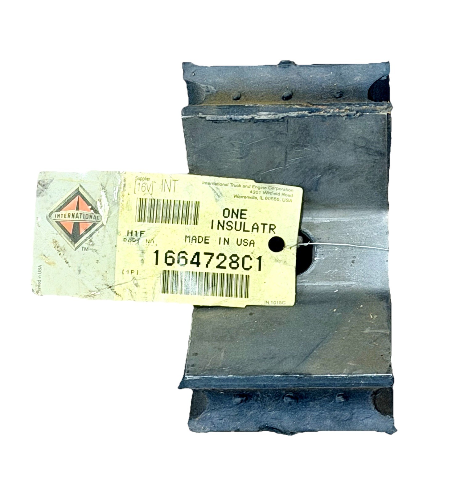 International 1664728C1 Insulator Snubber DT466E Upper Rear Engine Mount OEM