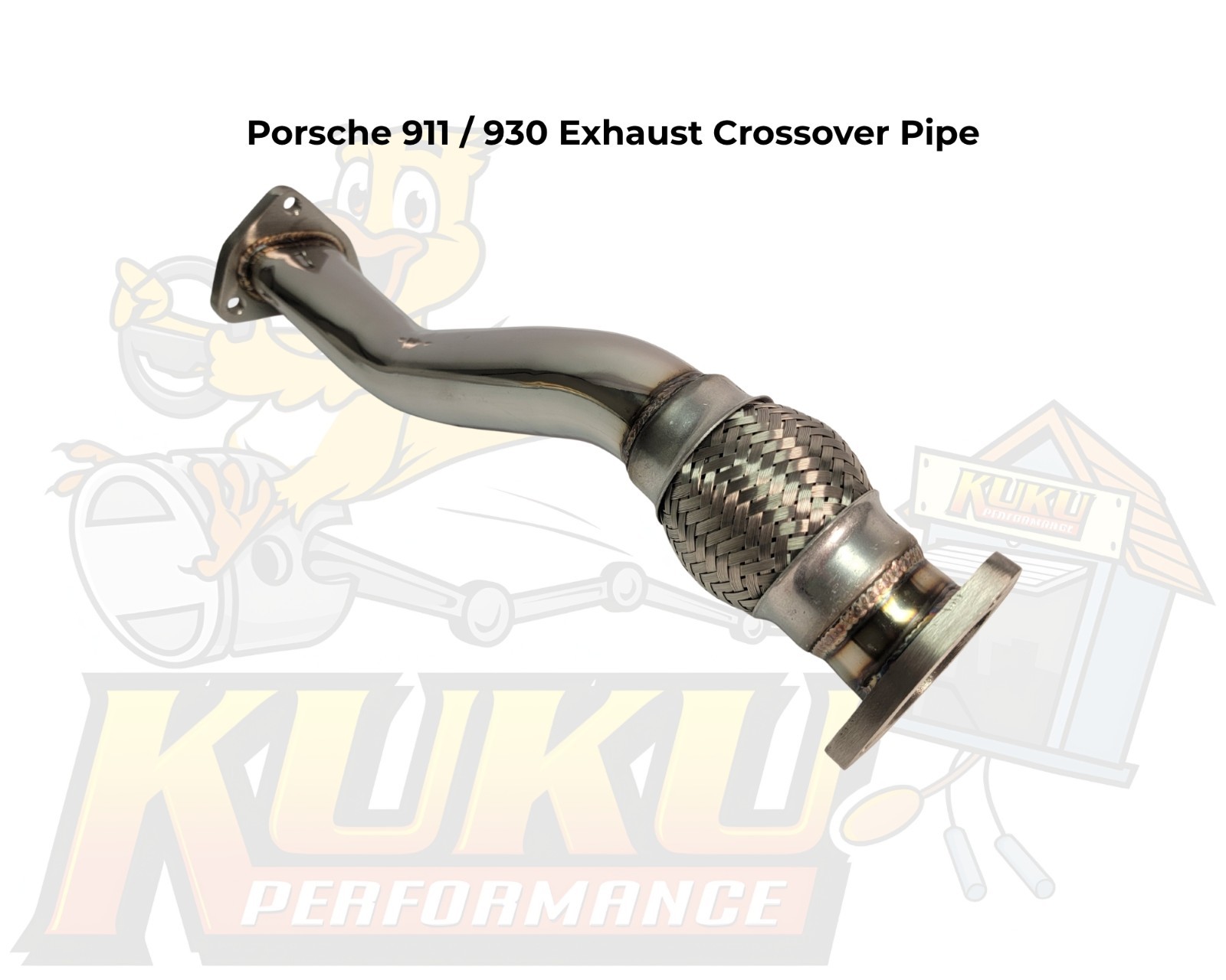 1974-1989 Porsche 911 930 Turbo Exhaust Crossover Pipe Replaces 93011116905