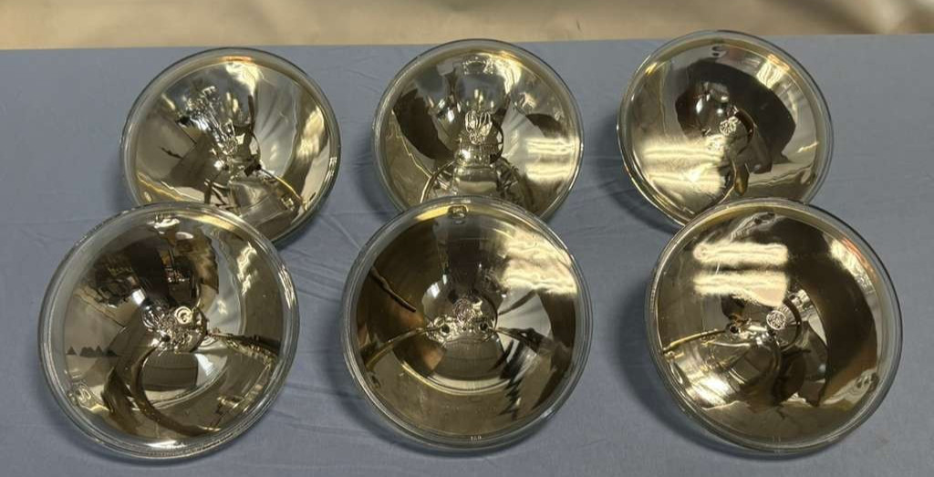 6x GE General Electric Aircraft Aviation Sealed Landing Beam Lamp Bulb Part 4552