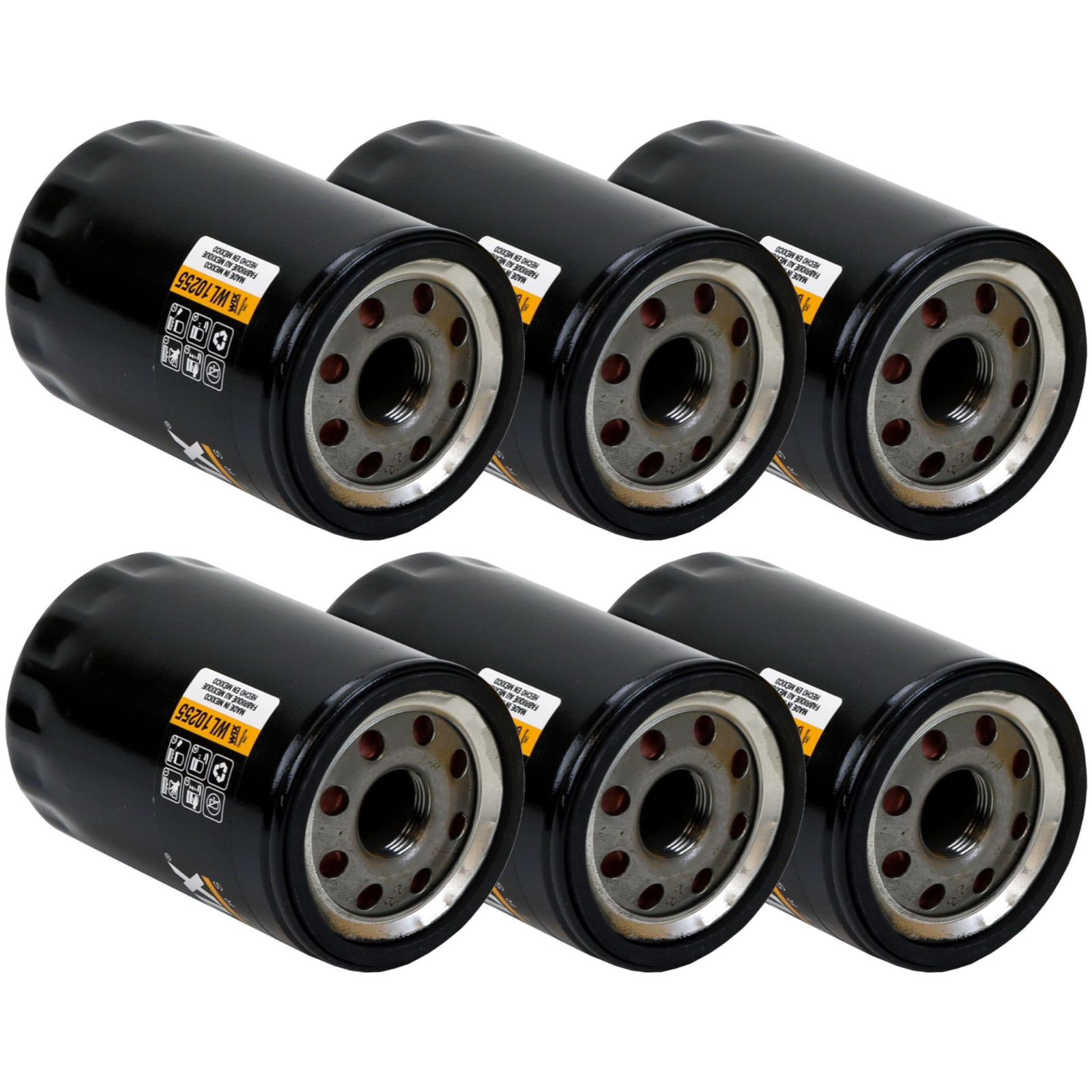 Wix WL10255 Spin-On Oil Filter (Pack of 6)
