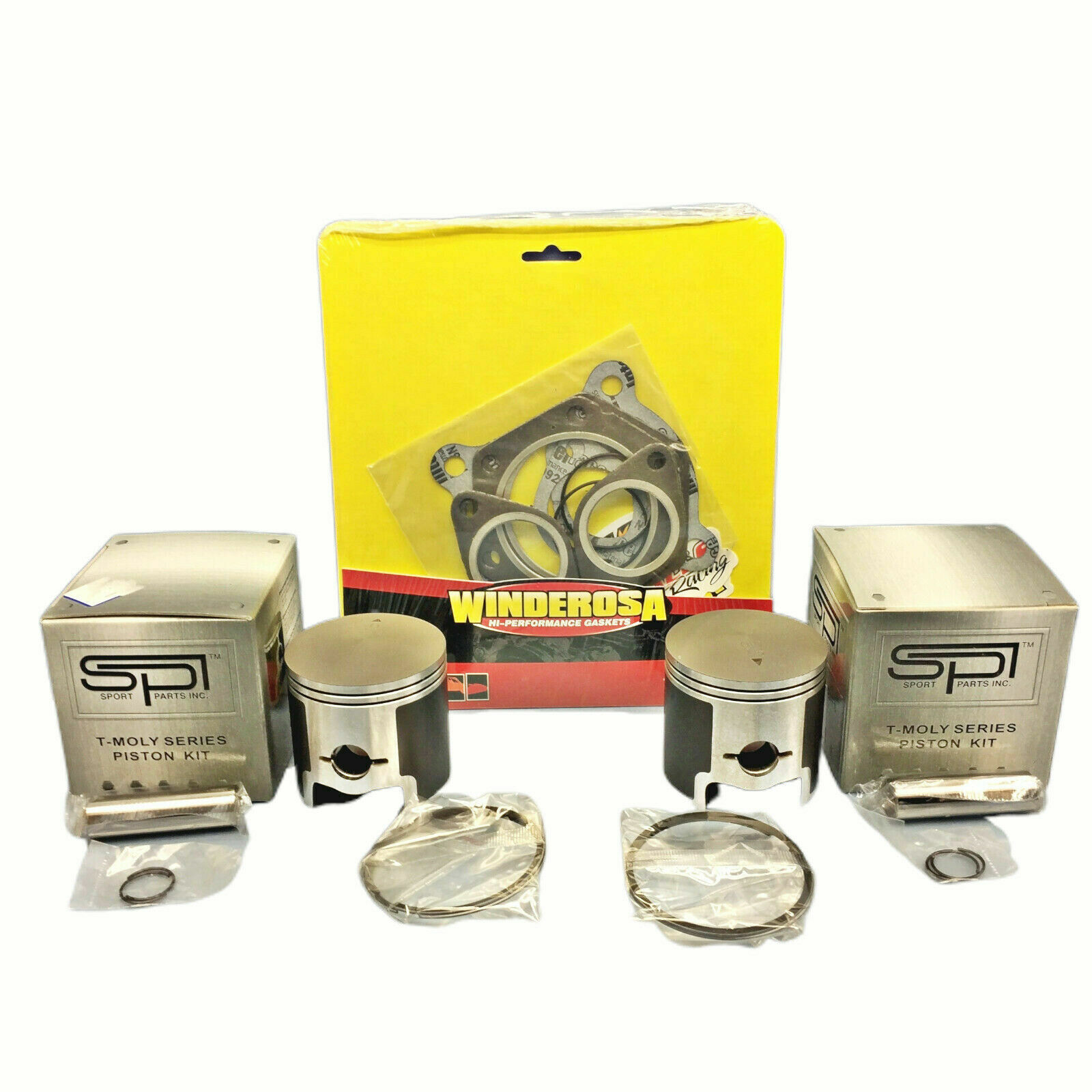 72mm STD SPI Pistons Top End Gaskets 1986-1998 Polaris 488 Indy Trail Supertrak