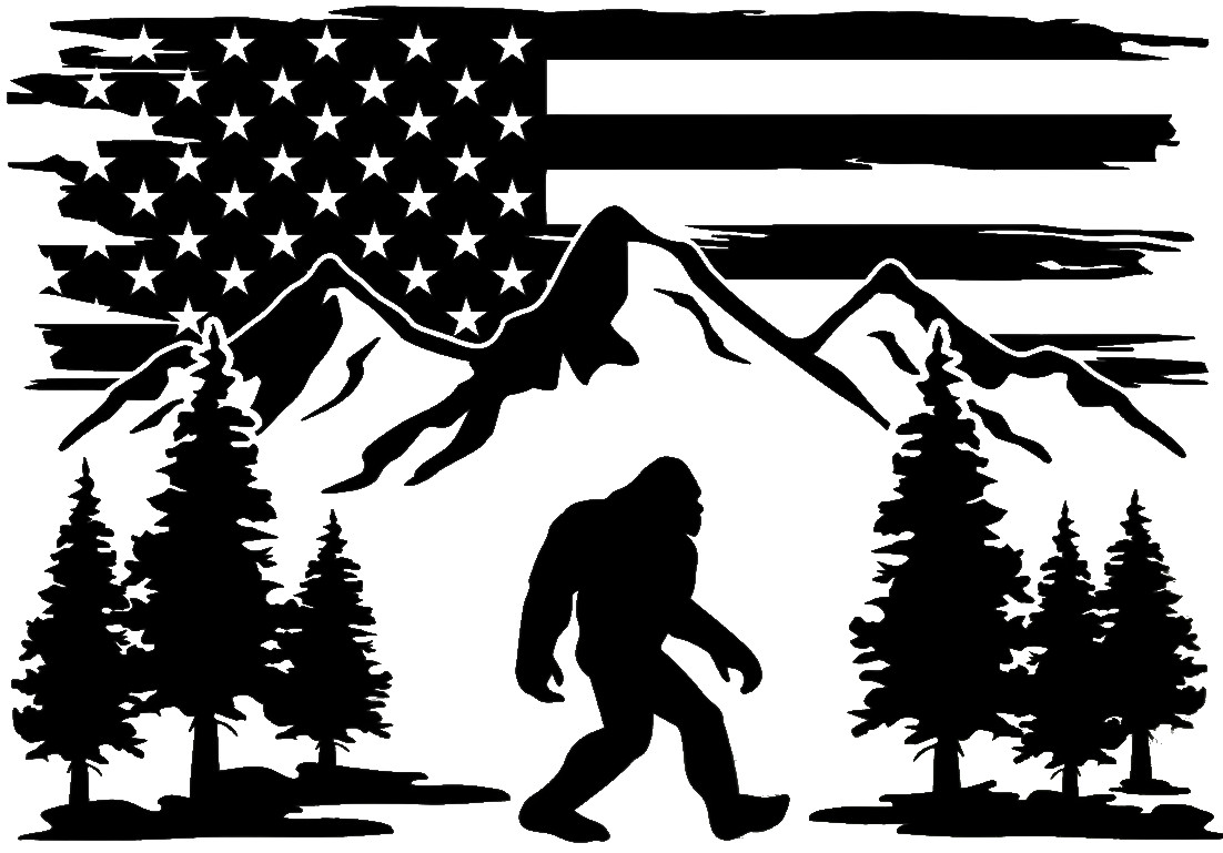 X2 BIGFOOT Mountain Window Decal Wrangler JL  (4 Door) 2018 – 2023 2-Pack