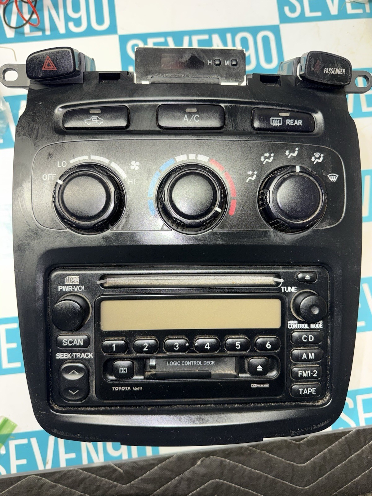 01-03 Toyota Highlander AC Climate Control Manual A/C Heater & Radio OEM 01-03 01-03 Toyota Highlander AC Climate Control Manual A/C Heater & Radio OEM 01-03