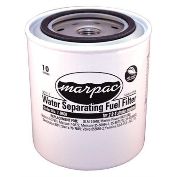 NEW Marpac 7-0860 Fuel Water Separator Filter 2/4 Stroke Universal 11/16-16 NEW