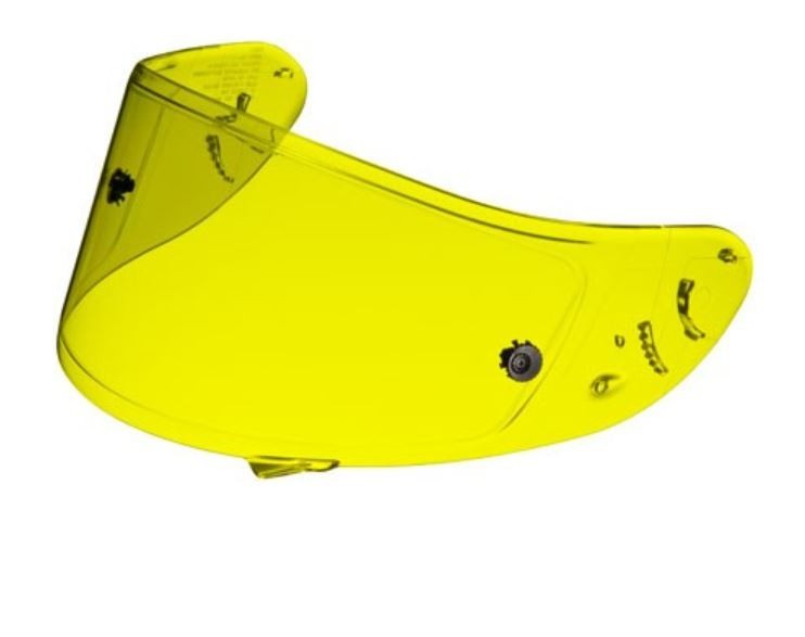 Shoei CWF-1 HI-DEF Yellow Pinlock Shield With Tear-off Post-0213-9503-00 Shoei CWF-1 HI-DEF Yellow Pinlock Shield With Tear-off Post-0213-9503-00