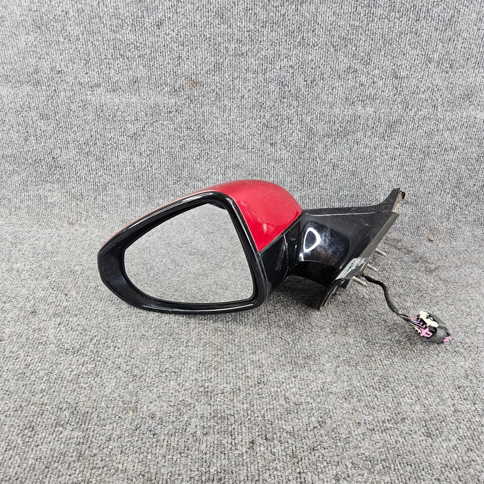 2011-2015 Chevrolet Chevy Volt Left Driver Side Door Power Turn Mirror Red
