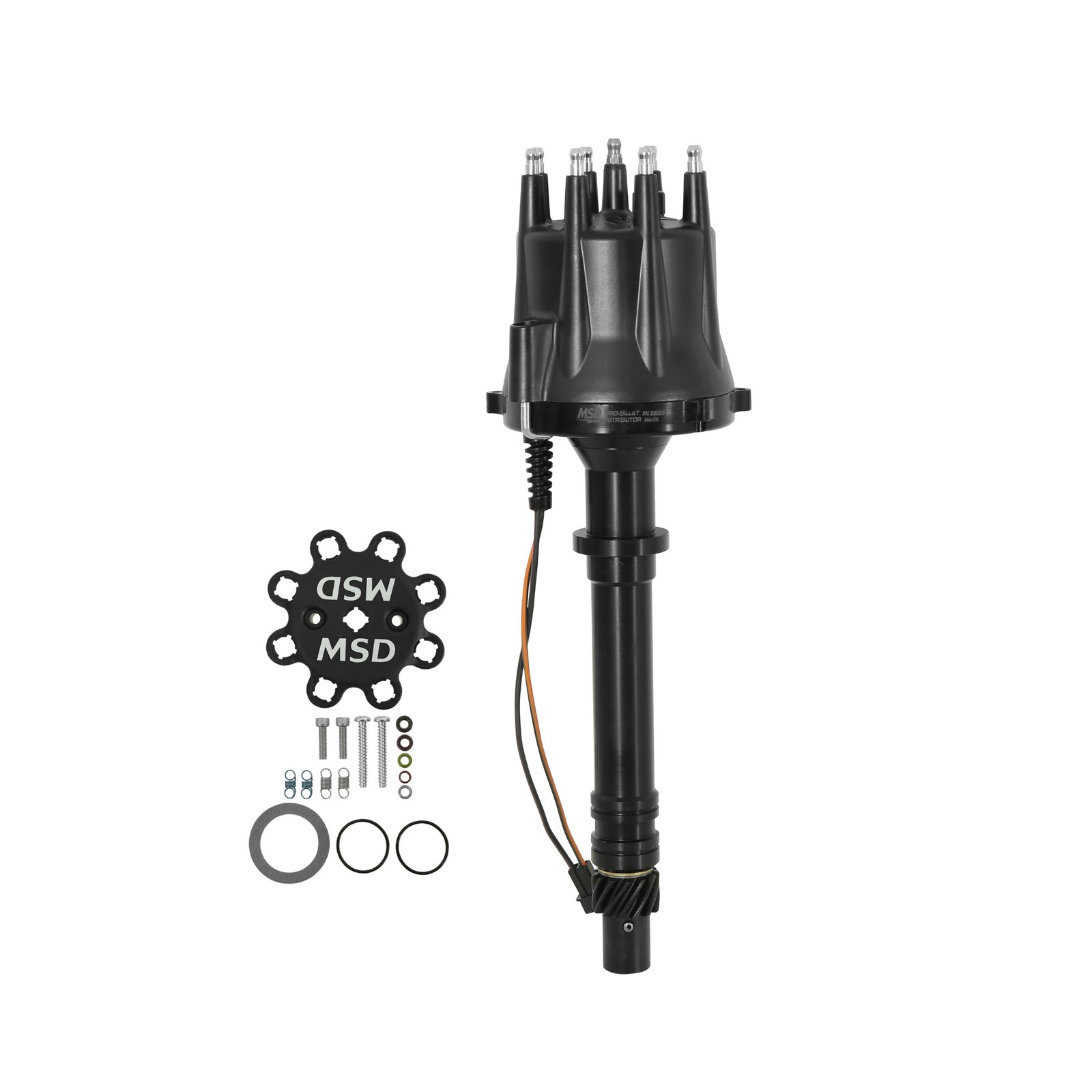MSD 85555 Pro-Billet Distributor Black MSD 85555 Pro-Billet Distributor Black