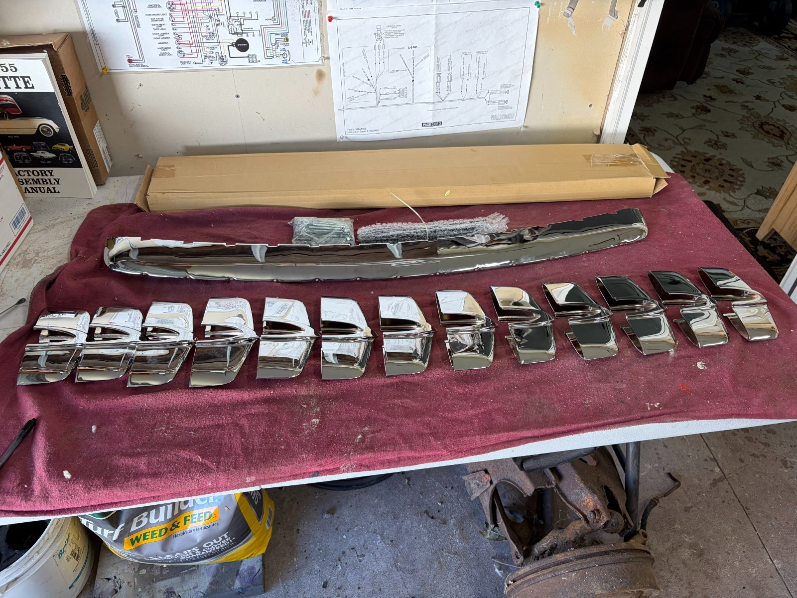 1953 - 1957 Corvette Grille Assembly Complete... New Reproduction