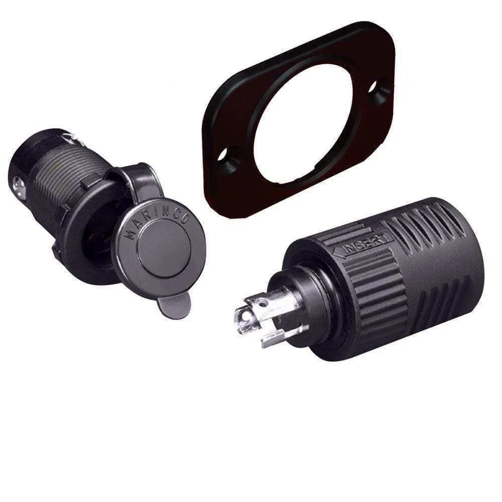 Marinco 12VCP Boat Troll Motor Plug & Receptacle 12V 3-Wire ConnectPro Marine Marinco 12VCP Boat Troll Motor Plug & Receptacle 12V 3-Wire ConnectPro Marine
