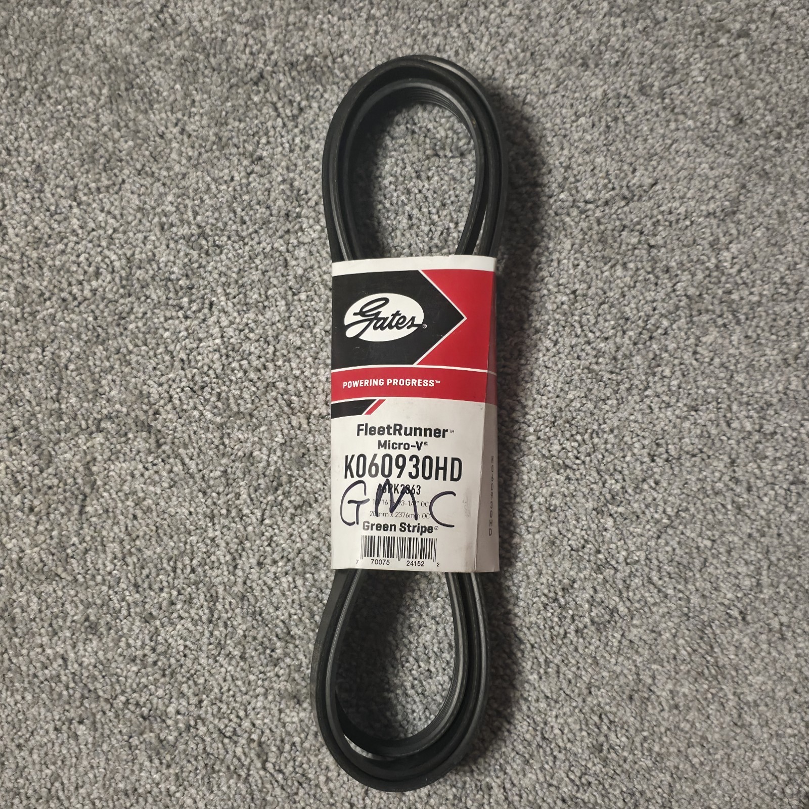 Gates Serpentine Belt-Fleetrunner Heavy Duty Micro-V Belt K060930HD
