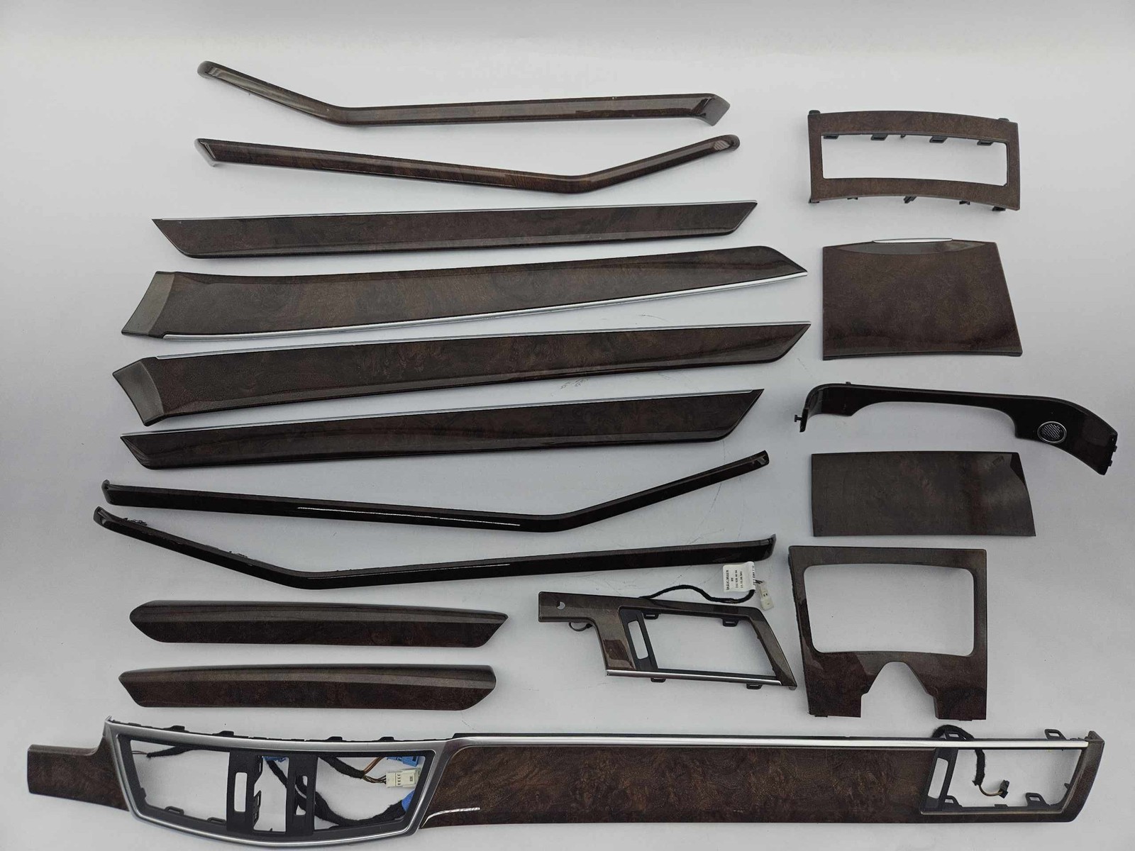 10-13 MERCEDES E-CLASS E350 E550 Interior Wood Trim Kit - OEM 2126801293