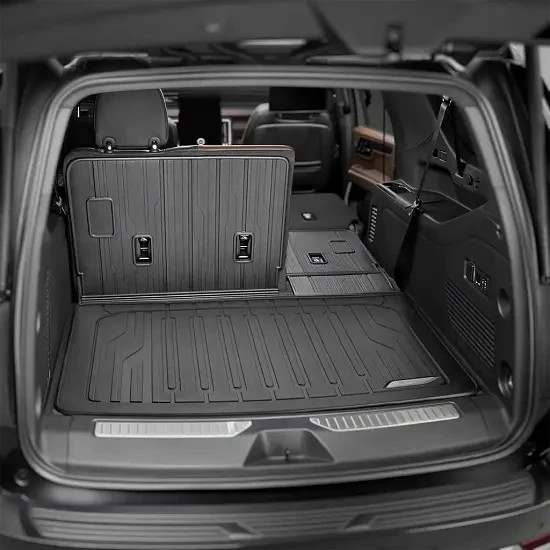 2021-2027 GMC Yukon XL Integrated Cargo Liner 86381879 Black w/ GMC Logo OEM GM 2021-2027 GMC Yukon XL Integrated Cargo Liner 86381879 Black w/ GMC Logo OEM GM