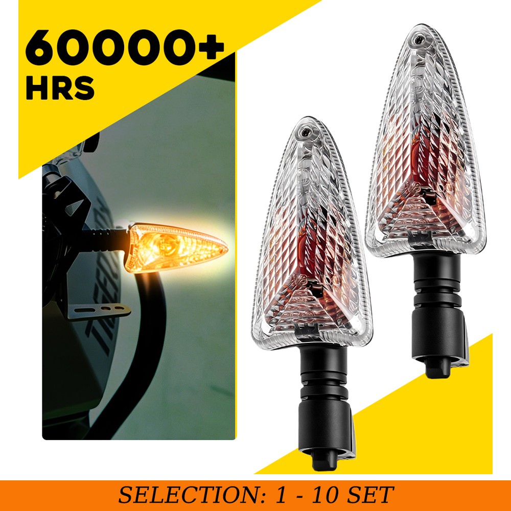 2-20PCS Clear Turn Signal Light Indicator For Triumph Speed Triple R/S 2008-2020