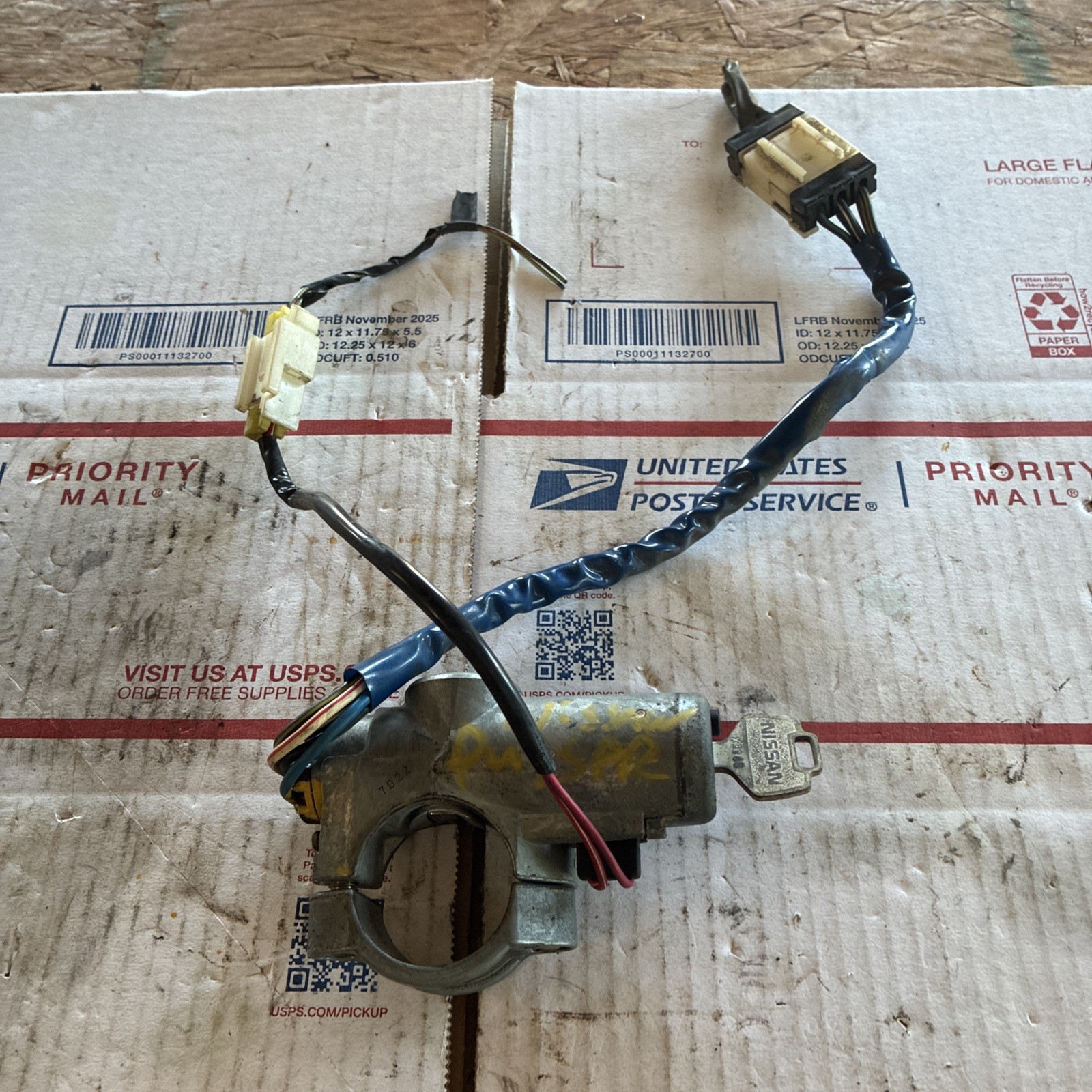 87-88 Nissan Pulsar Ignition Switch With Key 87-88 Nissan Pulsar Ignition Switch With Key