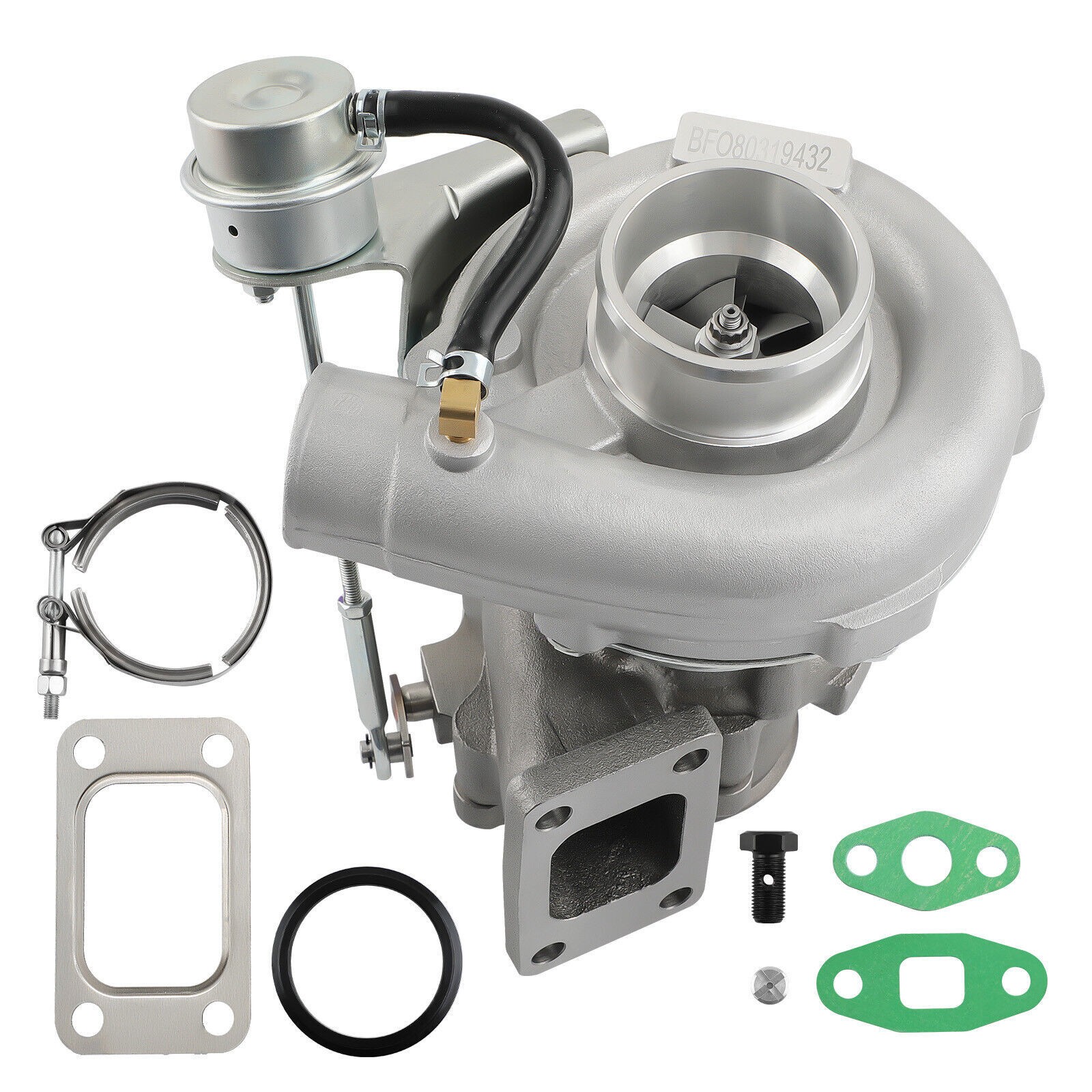 T3 T04E V-BAND Turbocharger Turbo .63 A/R 74.2 Trim Internal Wastegate 420+ HP