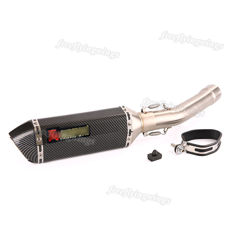 For Suzuki GSF650 GSX650F 2007-2016 Motorcycle Exhaust System Mid Pipe Mufflers For Suzuki GSF650 GSX650F 2007-2016 Motorcycle Exhaust System Mid Pipe Mufflers
