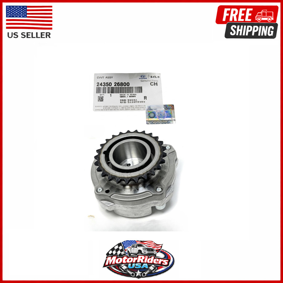 GENUINE VVT CAMSHAFT SPROCKET GEAR FOR 2006-2011 ACCENT RIO OEM # 2435026800 GENUINE VVT CAMSHAFT SPROCKET GEAR FOR 2006-2011 ACCENT RIO OEM # 2435026800