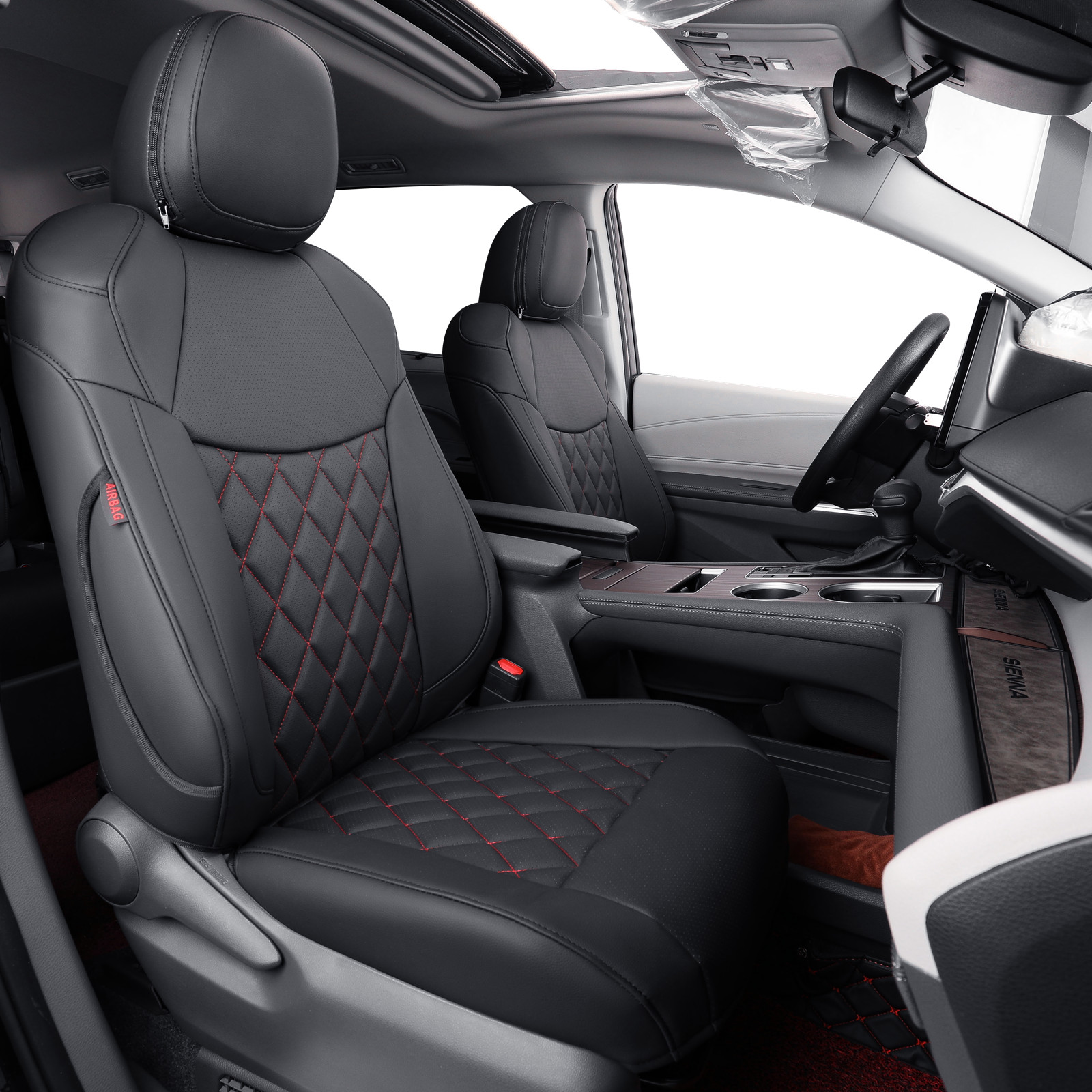 coverdream For Toyota Sienna Car Seat Covers 2011-2026 LE & XLE (8-Seat) Durable