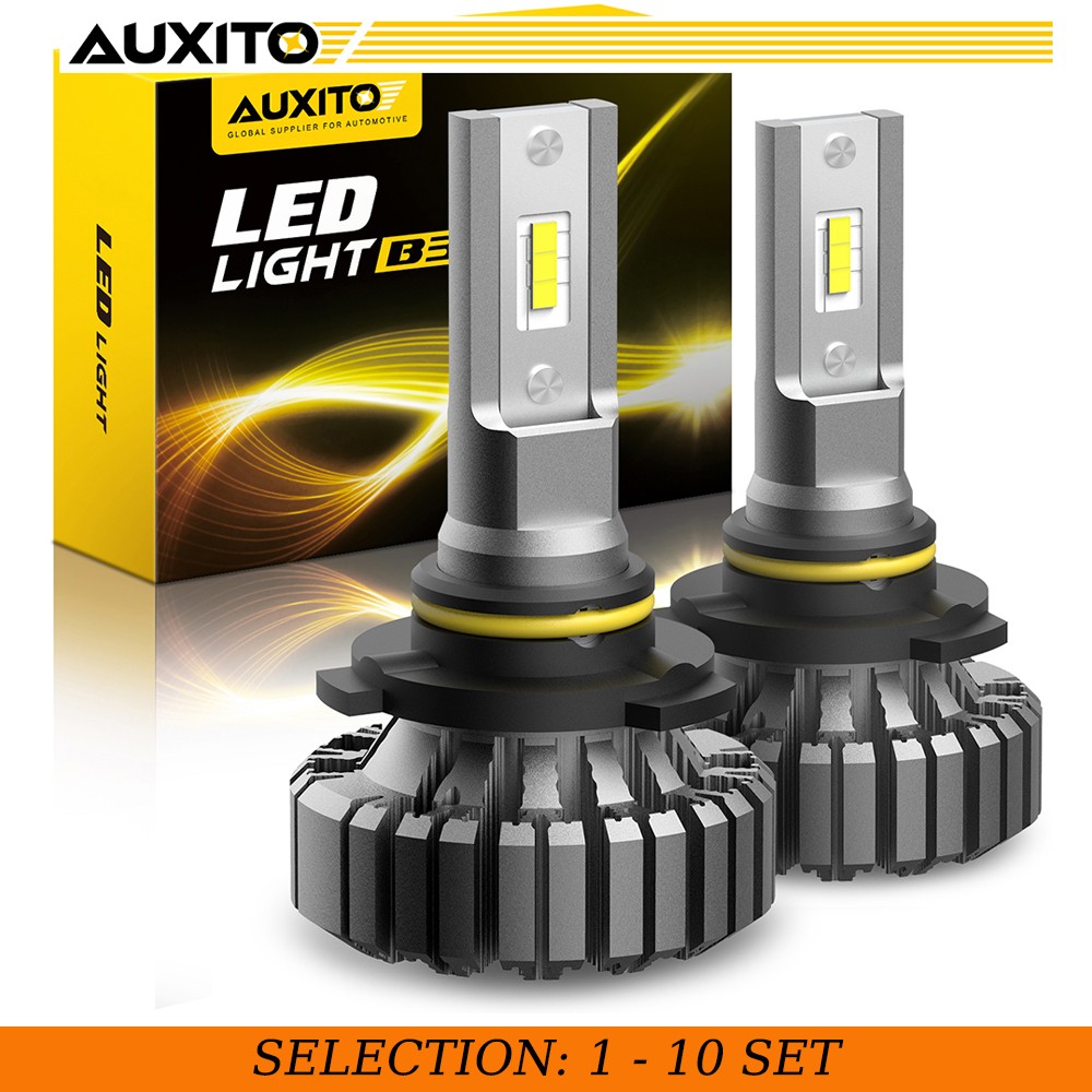 2-20X 9005 HB3 LED Headlight Bulb 6500K Hi/Low Beam Super Bright White AUXITO B3