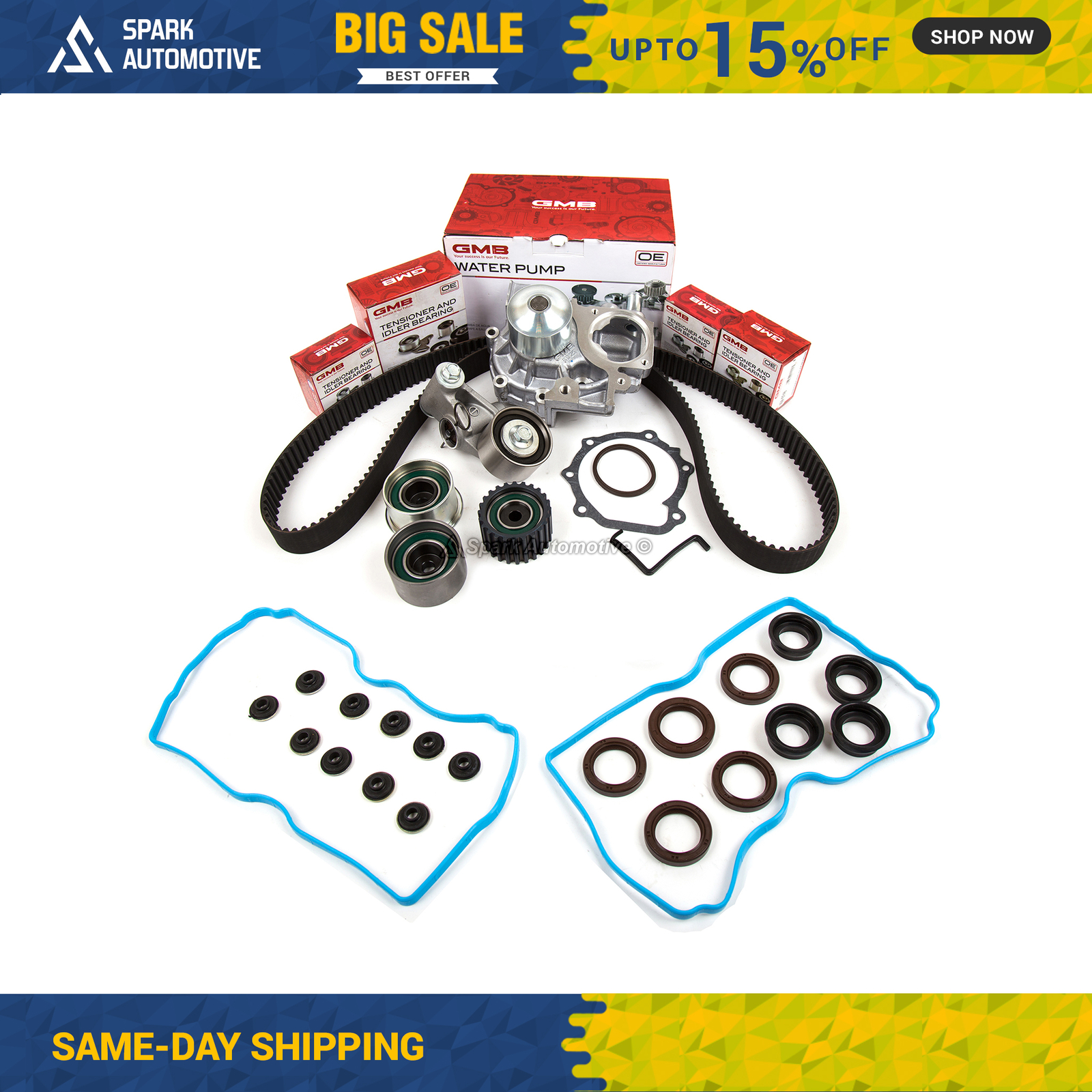 Timing Belt Kit Water Pump Valve Cover Gasket Fit 06-12 Subaru 2.5 SOHC EJ253