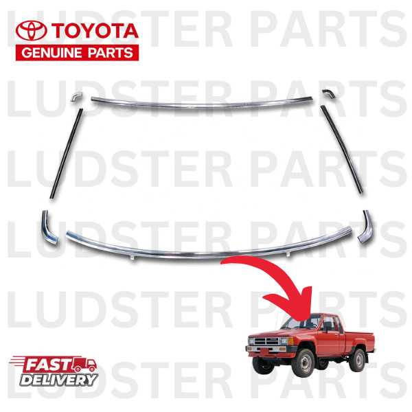 84 - 89 Toyota Pickup Toyota 4Runner NEW OEM GENUINE WINDSHIELD TRIM