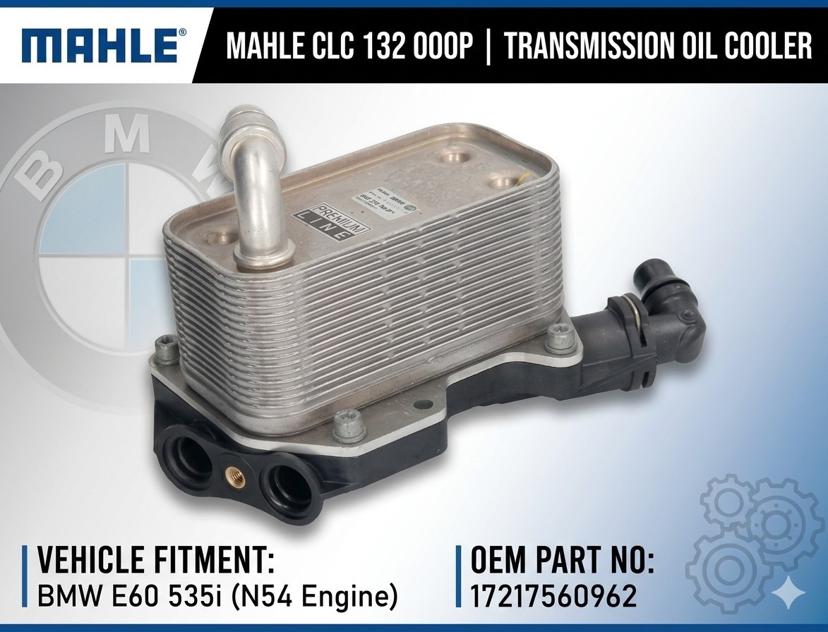 OEM MAHLE Transmission Oil Cooler for 2008-2010 BMW E60 535i 535XI  17217560962
