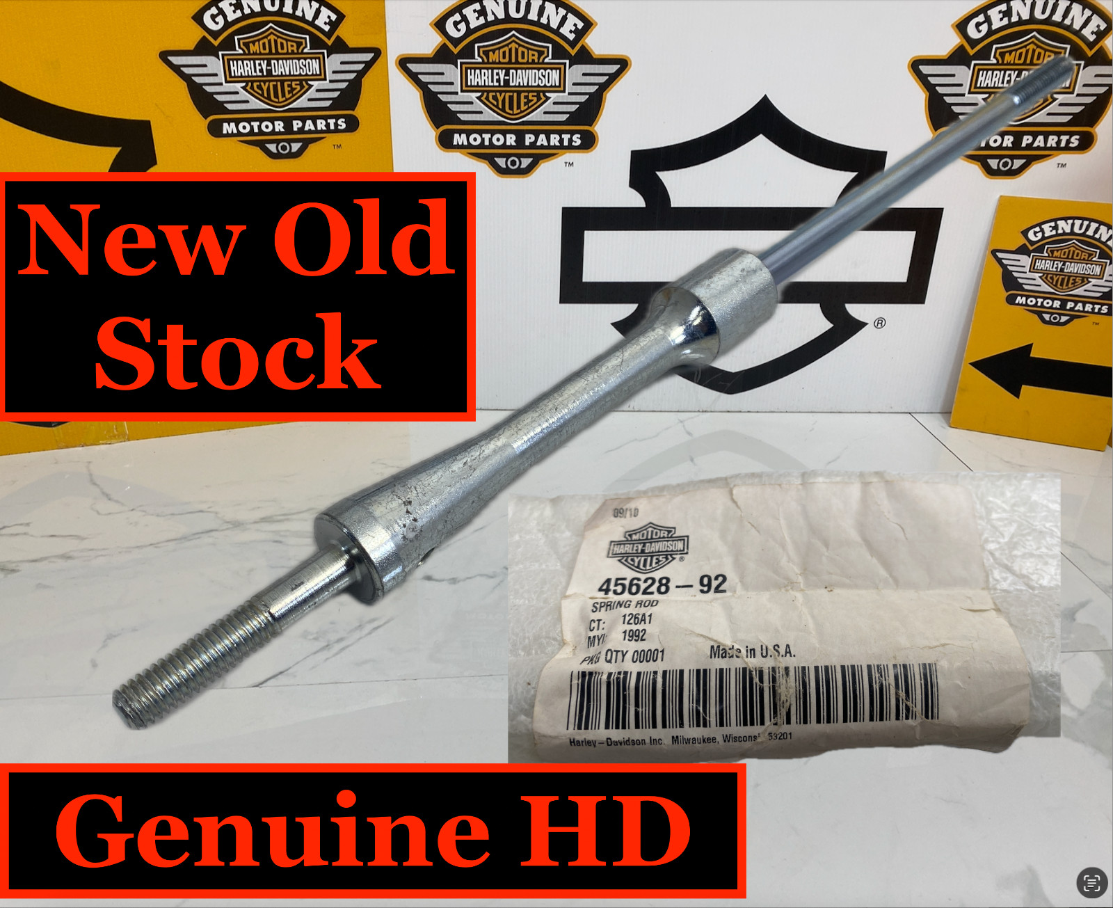 88-06 OEM Harley Springer Front Fork Rod Spring Harley FXSTS Softail Springer