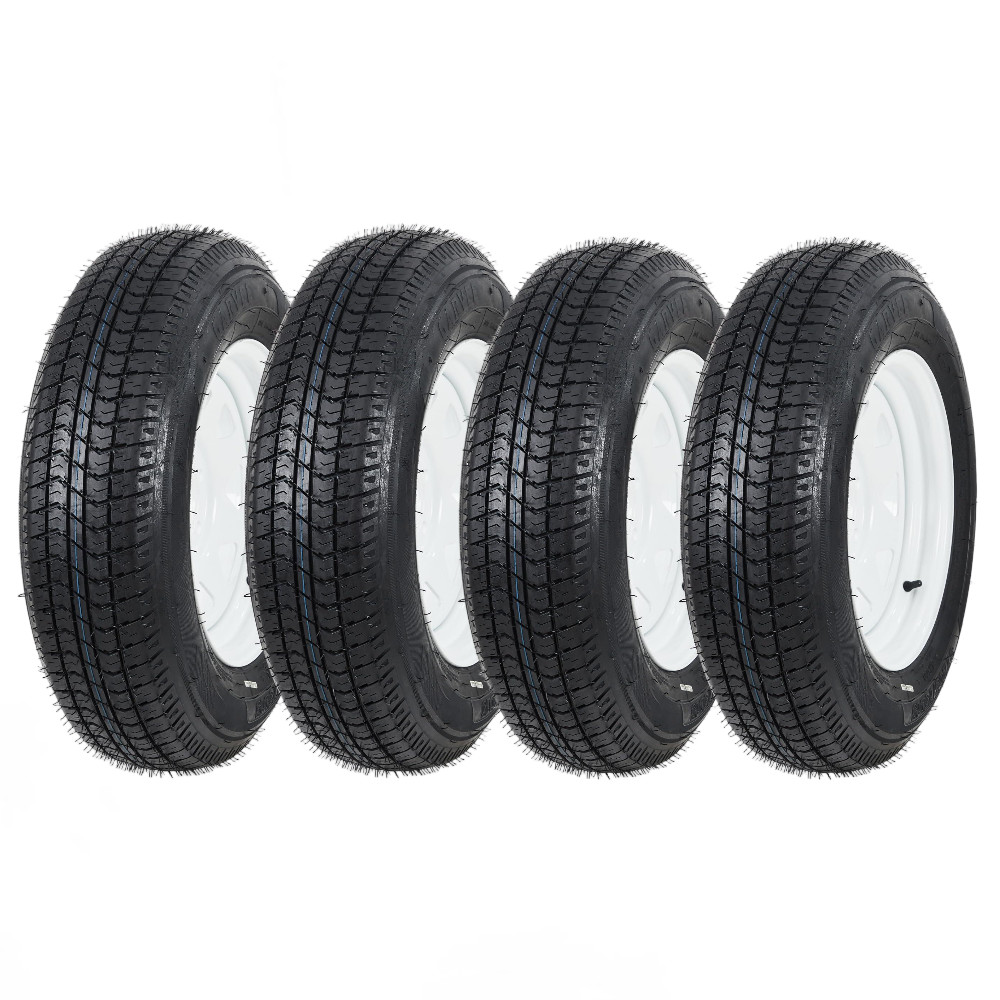 Garvee 4 PC ST205 75D14 Tire ST205/75D14 Trailer Tires w/ 14\