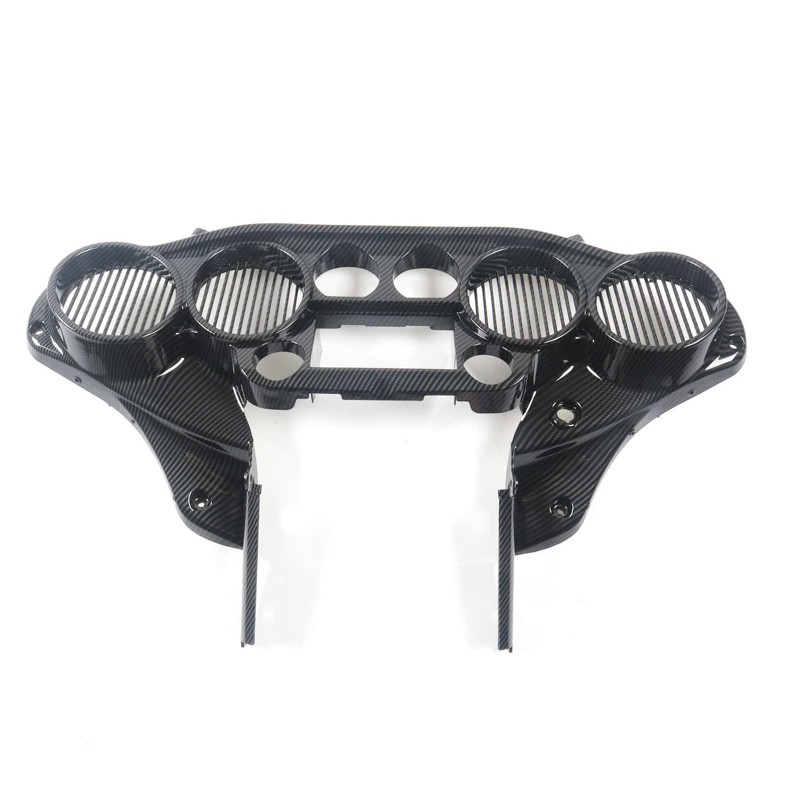 Carbon Effect ABS Double DIN Inner Batwing Fairing for Harley Touring 2014-2022