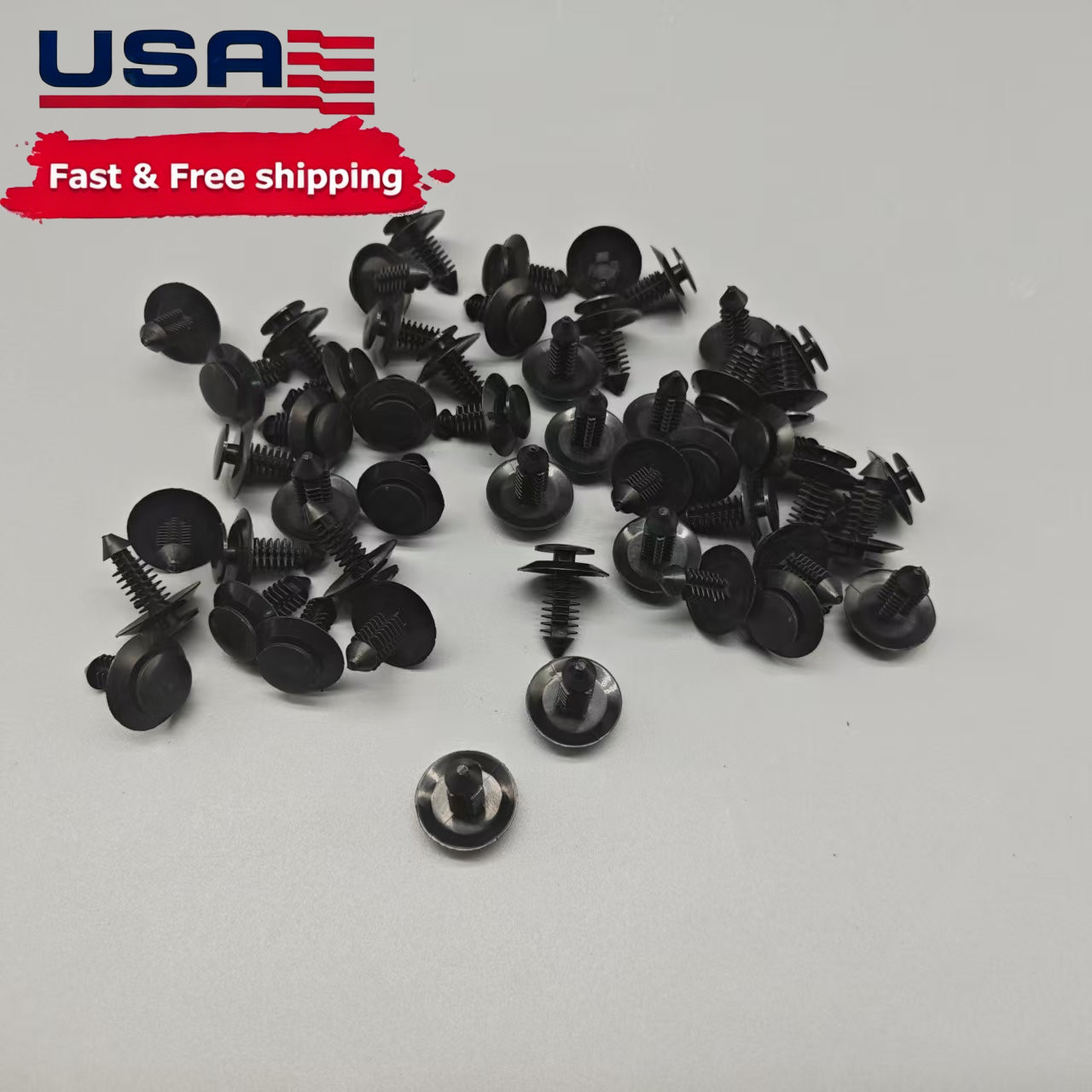50pcs 6505878-AA NEW Door Clips Panel Trim Mountings Retainer Fastener for Ford