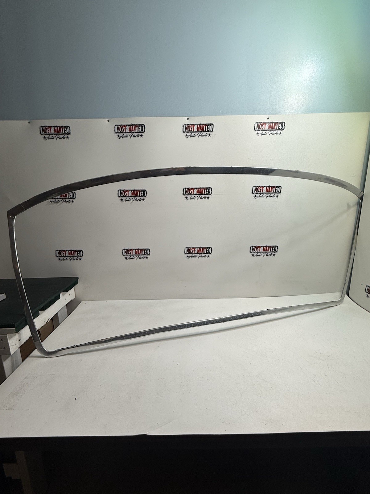 1980-96 Ford F150 Bronco Chrome Windshield Trim Surround window Molding 5 Pc OEM