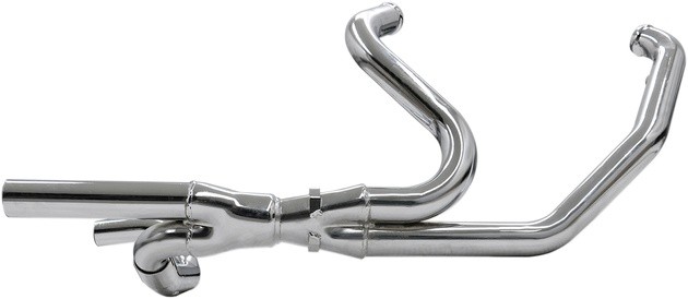 Bassani 2x2 Duals Headers Chrome Harley FL Touring 2009-2016