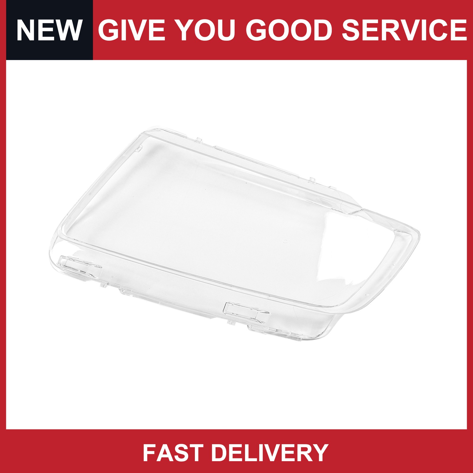 1Pc Car Front Left Headlight Lens Cover for Jeep Grand Cherokee 11-13 PC Clear