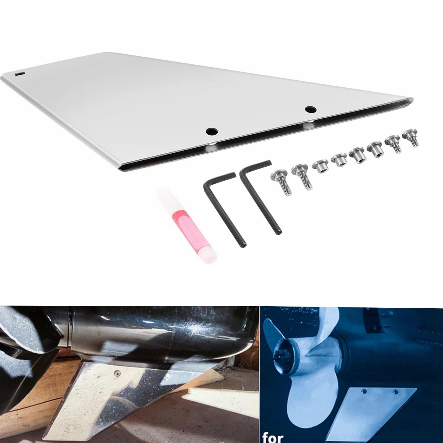 35-SS625 Skeg Guard ,Outboard Safe-Skeg Protector for Mercury/Mariner,Yamaha
