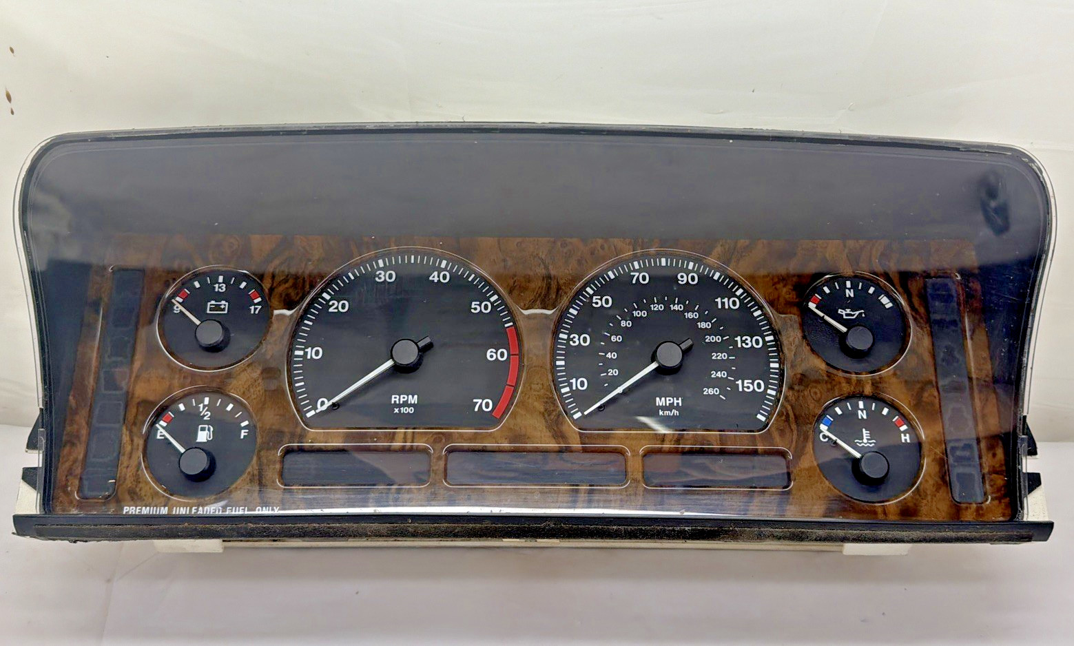 1995-1997 JAGUAR XJ6 4.0L 6 CYL -132K Cluster Speedometer DPP1096/01 OEM DPP1096