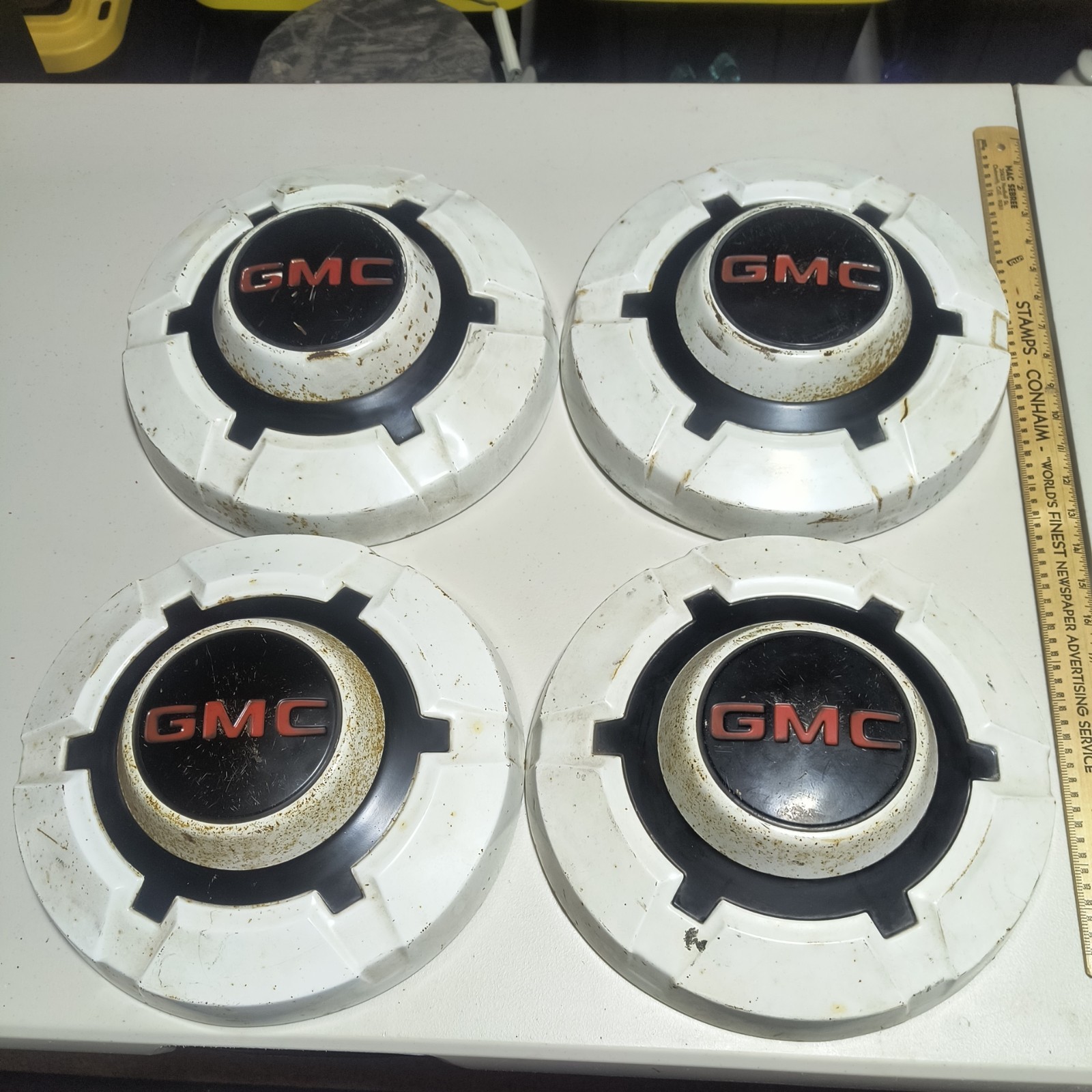 (4)  1969-1972 GMC TRUCK 3/4 1 TON Dog Dish 12\