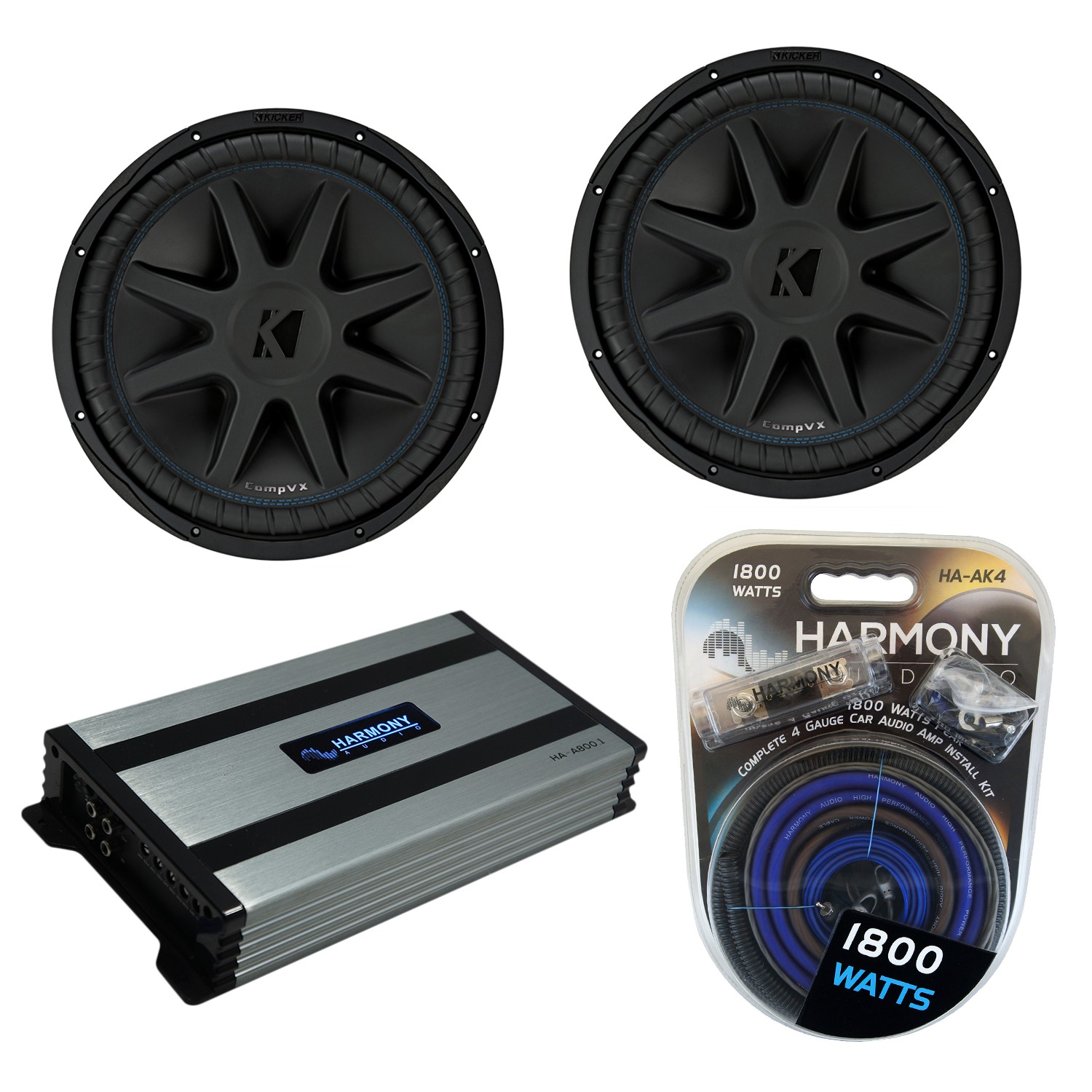 Kicker (2) CVX15 Car Audio CompVX Subwoofer 15\ Kicker (2) CVX15 Car Audio CompVX Subwoofer 15\