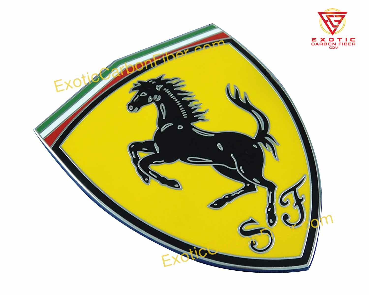 Ferrari 348 Cloisonné Shields (Pair)