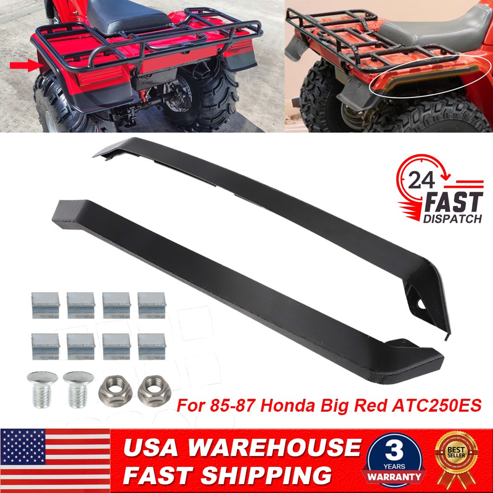 For 1985-1987 Honda Big Red ATC 250ES Rear Mud Flaps Splash Guards Side Trim For 1985-1987 Honda Big Red ATC 250ES Rear Mud Flaps Splash Guards Side Trim