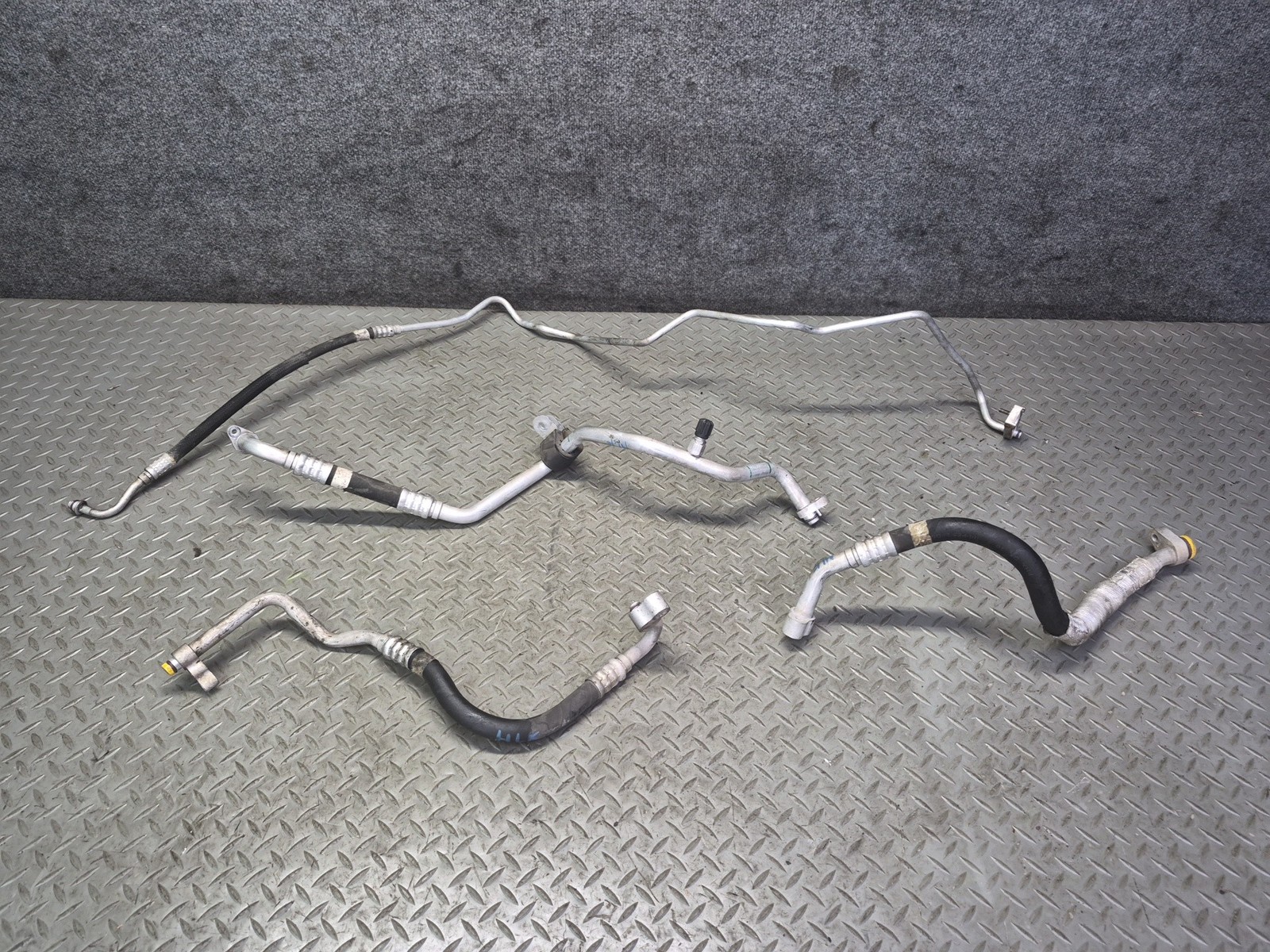 05-08 MERCEDES R171 SLK350 SET OF 4 A/C AIR CONDITION HOSE PIPE LINE OEM