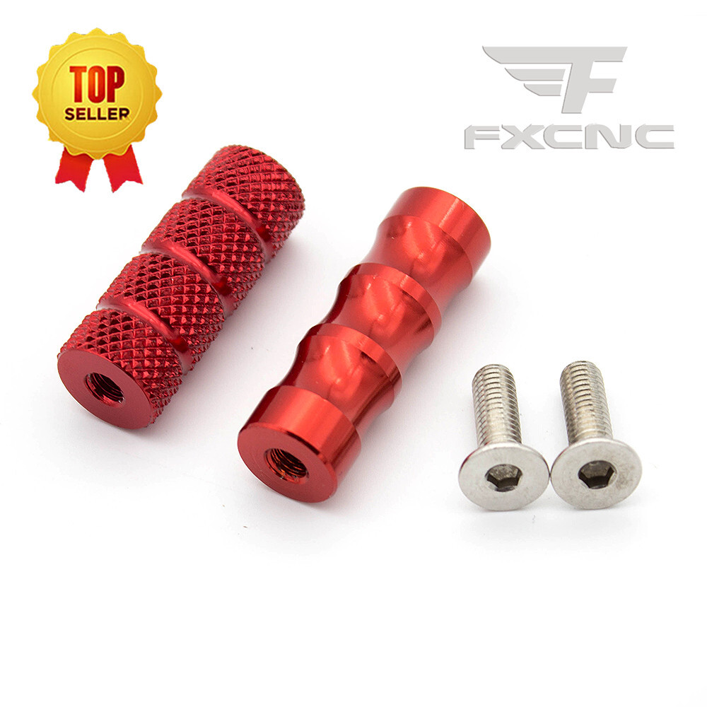 CNC Red Gear Shift Lever Foot Pegs Shifter Peg Toe Footpegs Footrest Refit Part