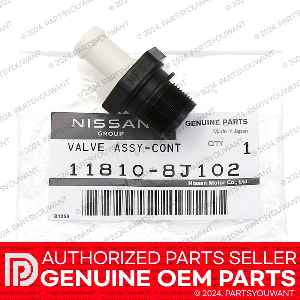 GENUINE Nissan Infiniti OEM PCV Control Valve 11810-8J102 / 118108J102 NEW