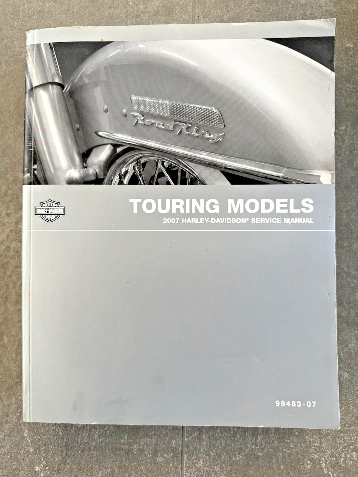 2007 HARLEY DAVIDSON OFFICIAL FACTORY SERVICE MANUAL TOURING MODELS  99483-07