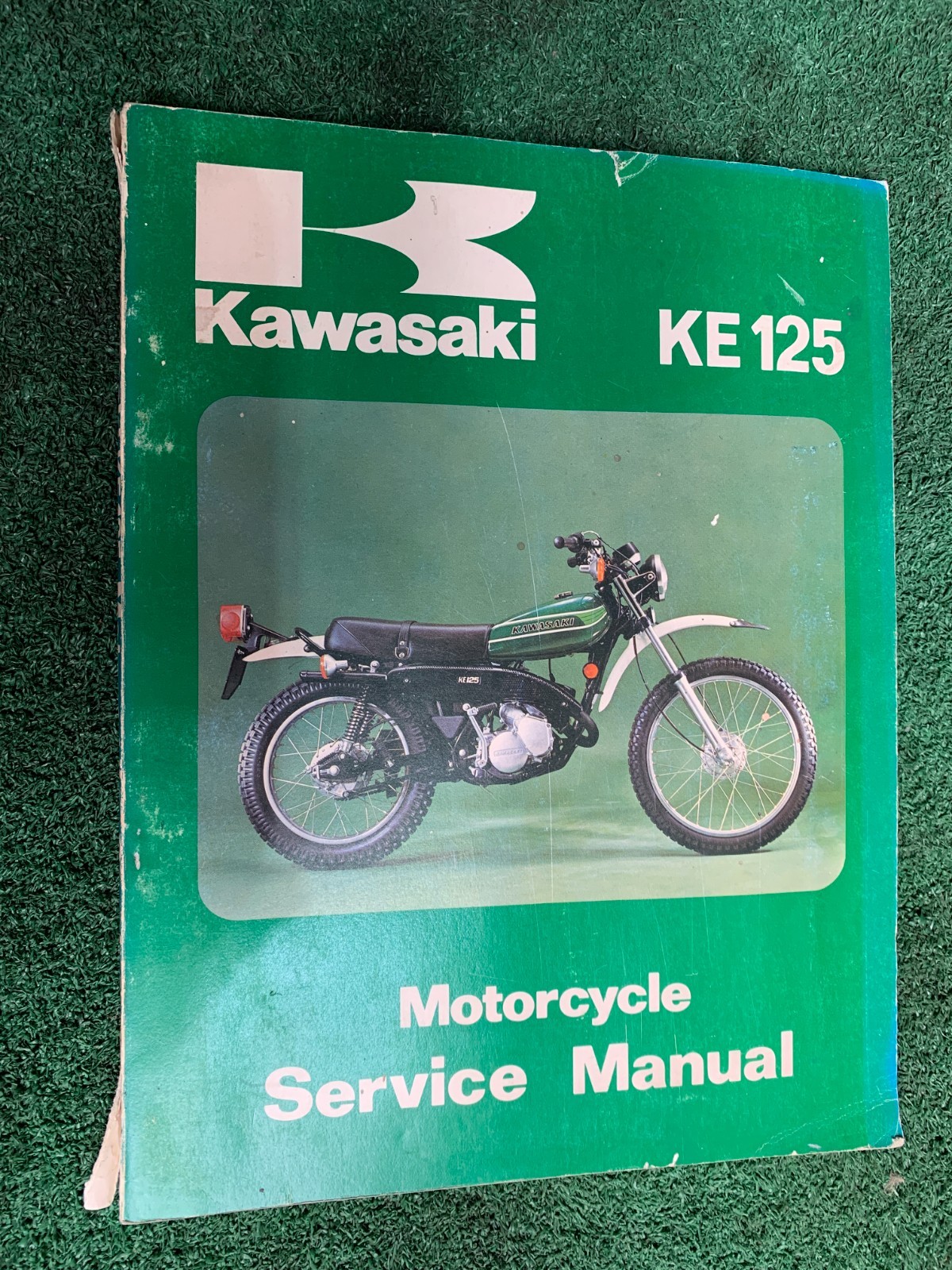 Vintage Kawasaki KE125 Genuine Shop Service Manual KE 125 - Original Enduro OEM Vintage Kawasaki KE125 Genuine Shop Service Manual KE 125 - Original Enduro OEM