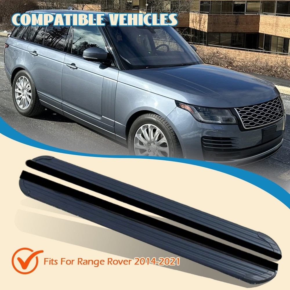 2PC Side Steps Nerf Bar Running Boards Fits For Range Rover L405 SWB 2013-2021