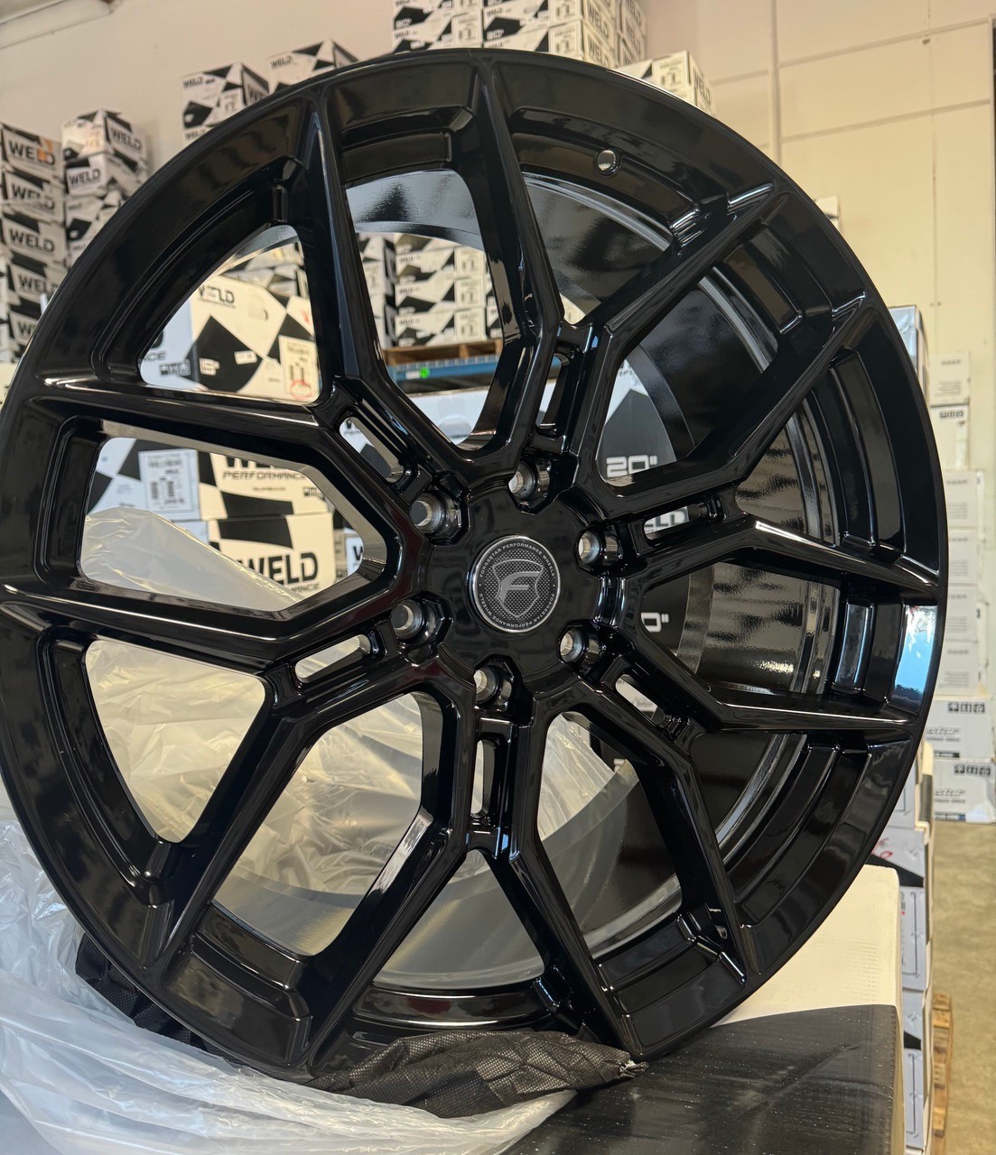 Forgestar X12 Gloss Black Wheel 22x10 | 6x135 BC (F-150) | +30 Offset | 6.7 BS