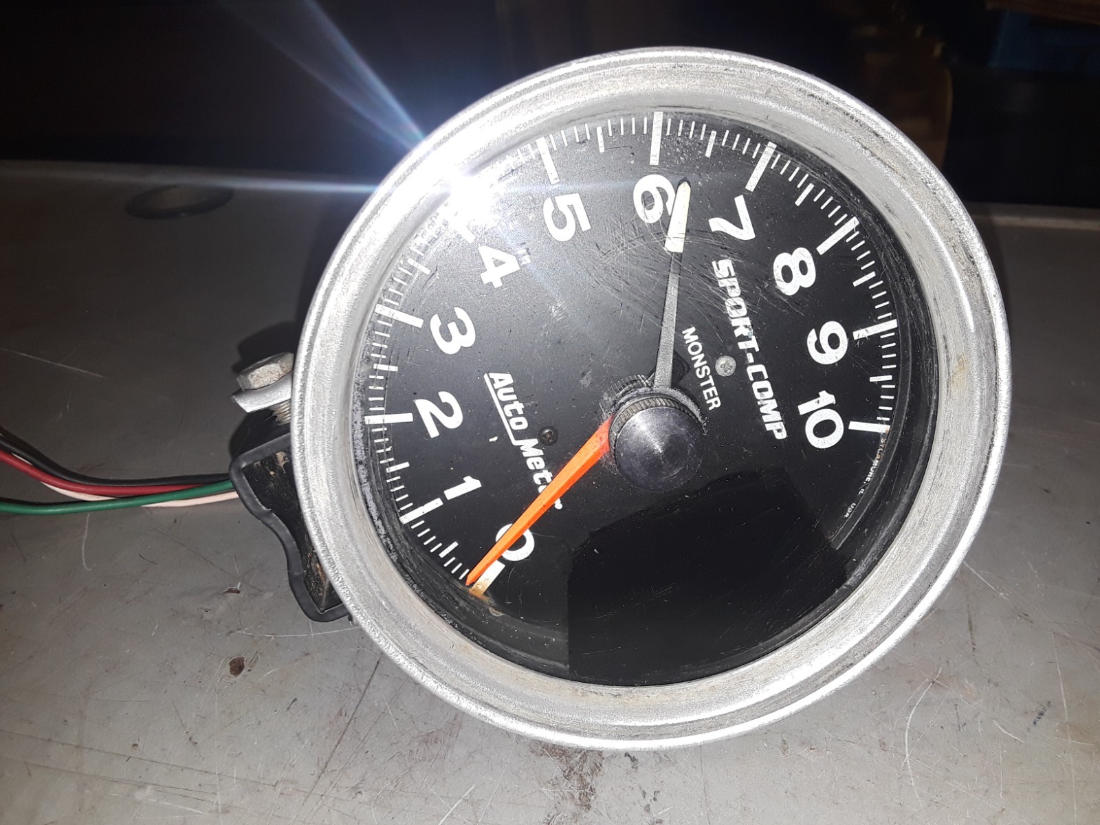 USED Auto meter Sport comp MONSTER Tach USED Auto meter Sport comp MONSTER Tach